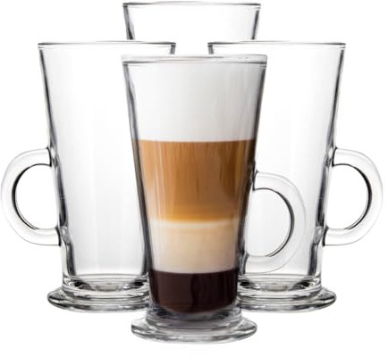 Premier Maison Latte Glasses - Set of 4 - Set of 4