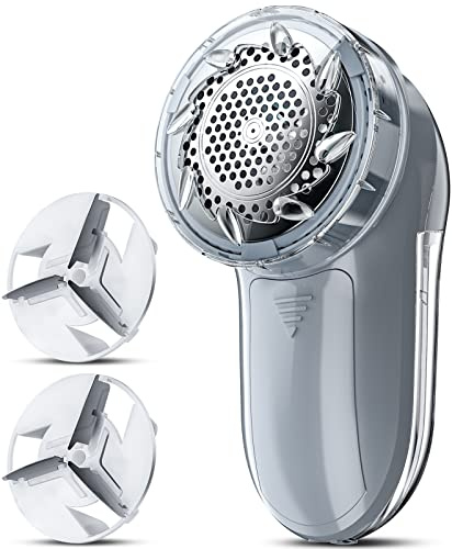 Bymore Fabric Shaver Lint Shaver for Clothes, Dual Power Lint Remover with Battery or Corded Use, Portable Sweater Shaver for Clothing, Furniture & Travel
