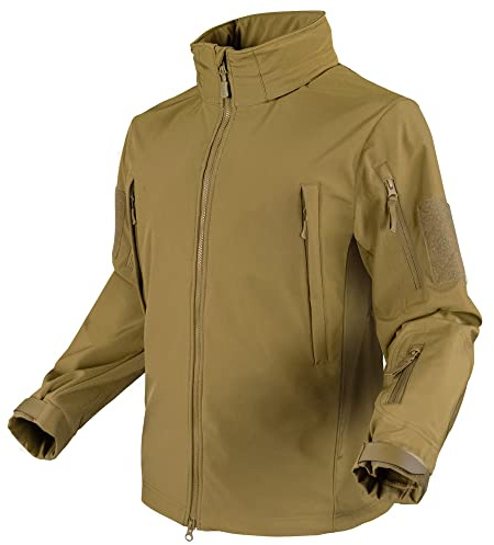 Condor Summit Zero Men's Lightweight Soft Shell Jacket (Coyote Brown, 2X-Large)