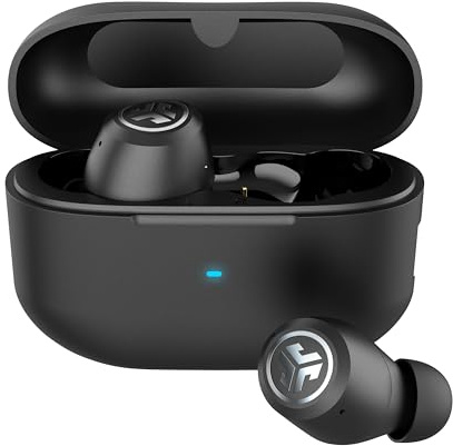 JLab JBuds ANC 3 In Ear Kopfhörer Bluetooth, Smart Active Noise Cancelling kabellose Kopfhörer 42+ Std. Spielzeit, True Wireless Earbuds, IP55 schweißresistent, EQ3 Sound & USB-Ladecase