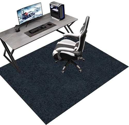 60 x 70 cm Tappeto per Sedia Ufficio Gaming Tappetino per Sedia da Ufficio Tappetino per Pavimenti Duri Antiscivolo Tappetino di Protezione Sedia Protettiva Multiuso per la Casa Tappetino Parquet
