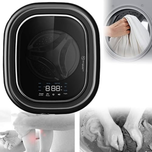 LSBHPPD Mini Lave Linge Compact 3kg Machine à Laver à Tambour Murale,pour sous-Vêtements,Chaussettes,Vêtements,Voyage,Dortoir,Camping-Car