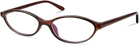 YMRFW Oval Blue Light Blocking Glasses for Women Retro 90s Cat Eye Frame Glasses Computer TV Eyeglasses Anti Eyestrain