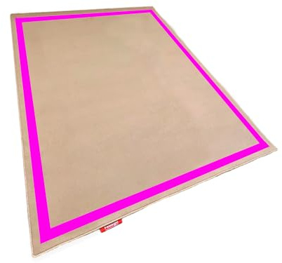 Mini tapis de gymnastique rythmique pour filles - Antidérapant, doux, léger et résistant - Tapis d'entraînement en plusieurs tailles pour maison, école ou club (rose, 2 x 1,5)