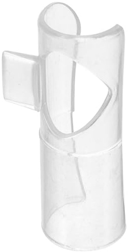 HONITANO Transparent nylon flöjtmunstycke lätt att installera tillbehör för nybörjare och musiker blåser och förbättring av ljud lämplig för solflöjter