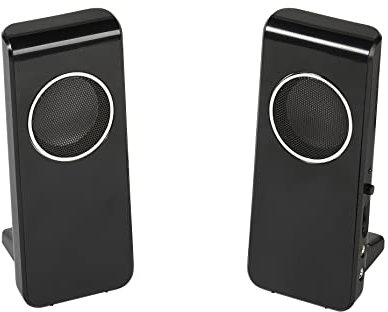 Vivanco IT-CSP 2.0 Stereo-Lautsprecher-Set, kompakt, für Computer, USB und 3,5 mm Klinke, 4 W, magnetisch abgeschirmt