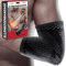 VIGO SPORTS® Bandage Ellenbogen mit Mehrfach Kompression für Damen und Herren I Rutschfeste Ellenbogenbandage stützt sanft die Gelenke und unterstützt bei Beschwerden I Komfort für Rechts & Links