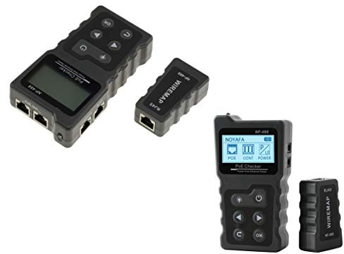 KALEA-INFORMATIQUE RJ45 RJ11 Netzwerkkabel-Tester: Kabelkartierung, PoE-Test (Anwesenheit, Stromstärke, Spannung, Leistung), Stromverbrauchstest.