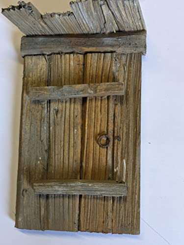 menta-modellbau Alte Holztüre aus Echtholz, Krippenbau Krippenzubehör