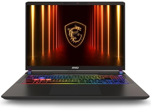 MSI Vector 16 HX AI Gaming Laptop | 16 QHD 240Hz Screen | Intel Core Ultra 9 275HX | NVIDIA GeForce RTX 5080 | 32GB RAM | 1TB PCIe SSD | Windows 11 Home Advanced |