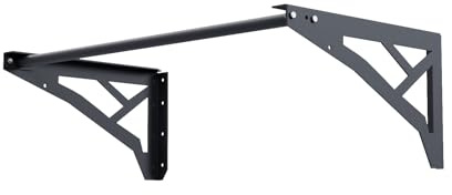 QLS Väggmonterad chinsstång i stål 110 cm 200 kg