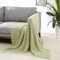 Amazon Basics Room Décor Knitted Throw Blanket, 127 x 152 cm, Sage Green