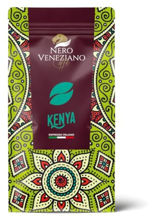 Nero Veneziano Kenya, Caffè in Grani, Confezione da 1 kg