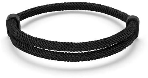 TempBeau Bracciale da surfista da uomo, in corda nautica, realizzato a mano, in paracord, per uomini e donne, con corda nautica, regolabile, Verstellbar