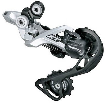 Shimano Deore XT RD-M781 Shadow Schaltwerk 10-fach Direktmontage silber Ausführung mittellanger Käfig, 11-36 Zähne 2016 Mountainbike