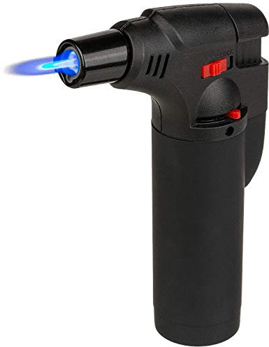 CN Flambierbrenner Flambierer Gasbrenner Kochzubehör Küchenprofi Lötlampe (Schwarz)
