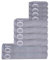 JOOP! Handtuch Set, 10-TLG. - Classic, 2X Duschtuch, 4X Handtuch, 4X Gästetuch Grau Set