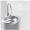 Edelstahl-Einzelbeckenspüle Wand-Eckwaschbecken Küchenspüle Becken Kleine Spüle Ecke für Küche Badezimmer Toilette (Farbe: Silber, Größe: Kit#A1)