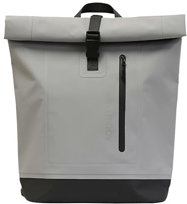 T'nB - Sac à dos Rollup Imperméable, Grande Capacité de 20 à 25 Litres - Gris