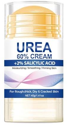 Urea Foot Cream 60 Percent - Urea Foot Cream - Cracked Heel Repair Cream Deep Moisturizing - Foot Moisturiser for Cracked Heels and Dry Skin - Skin Care Hands & Feet Plus 2% Salicylic Acid