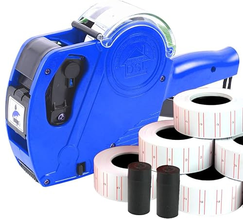 DSL MX5500 Price Gun Labeller Kit with Label & Ink Rollers