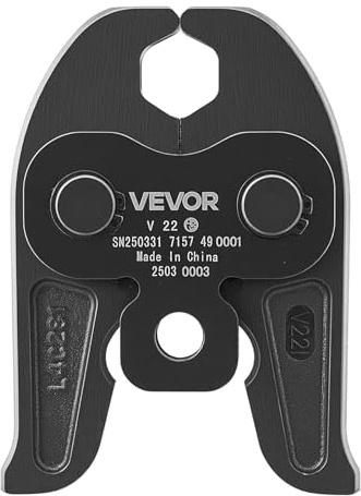 VEVOR V22 Pressback, 22 mm V-rör i rostfritt stål, cementerad krympningsutrustning kompatibel med standardpressverktyg