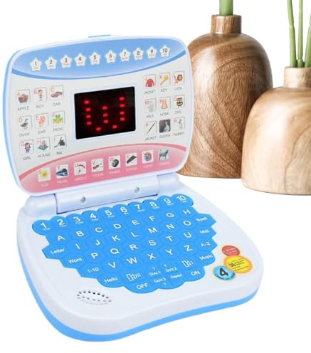 Juguete Para Computadora Portátil De Aprendizaje: Computadora Portátil Multifunción Para Niños Pequeños Con Música, Color Y Actividades Educativas: Aprenda Conocimientos Mientras Se Divierte Jugando A