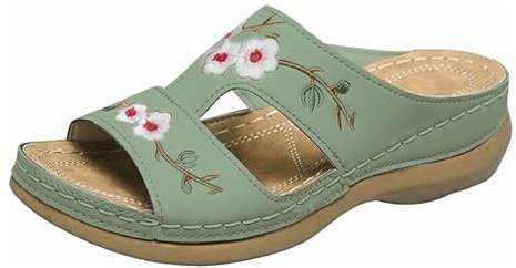 Sandalias de 3 correas para mujer, parte inferior gruesa y moda al aire libre, con puntera abierta, cabeza cuadrada, arrastre frío, zapatos de mujer, tela vaquera coreana, tacón alto, sandalias de