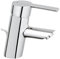 Grohe Feel QuickFix- Grifo de lavabo monomando S (vaciador automático, menor consumo de agua, instalación rápida, altura 150mm), cromo, 32557000