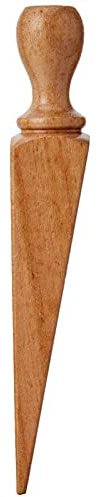 Merriway BH01616 Wooden Door Wedge Stopper, 163mm (6.1/2 inch), Brown