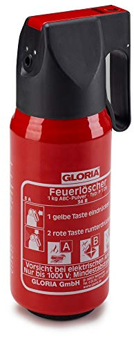 Volkswagen 000016995 Pulver Feuerlöscher ABC EN 3 Sicherheit, ohne Halterung/Einbaumaterial