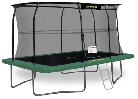 9ft x 13ft Rectangular JumpKing Trampoline V2 with Safety Enclosure, Net and Deluxe Ladder [High Specification & Long Manufacturer Warranty]** DISCOUNT NOW LIVE. SAVE £184!!! **