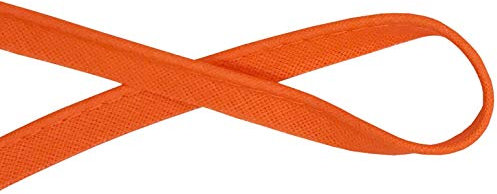 Paspelband Baumwolle 18 Farben 5m, 10m (Orange, 5m)
