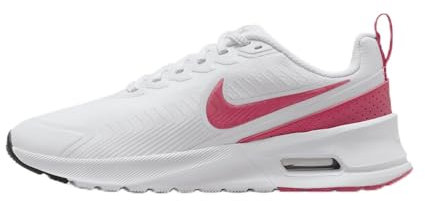 Nike Damen W Air Max Nuaxis Sneaker, White/Aster Pink-Black-Comet Red, 42.5 EU