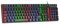 VIBOX Clavier Gaming débutant AZERTY, RGB Rétroéclairé, USB Filaire avec Pavé Numérique, Noir
