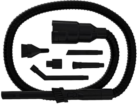 Hoover HCKHL Car Kit Aspirapolvere Auto, Flessibile, 4 Accessori – Nero