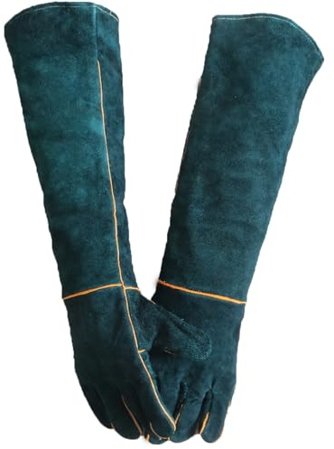 Wanlxc Anti-Biss Arbeitshandschuhe 60cm, Bissfeste Handschuhe Schnittfeste Handschuhe, Schutzhandschuhe für den Ganzen Arm zum Schweißen, Gartenarbeit, Umgang mit Tieren