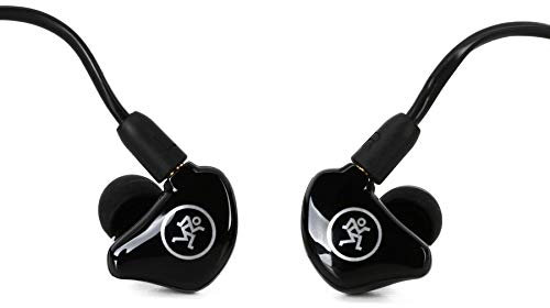 Mackie MP-240 In-Ear Monitors (IEMs) With Sound Isolation and Swiveling MMCX Connectors