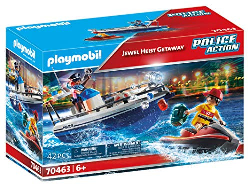 PLAYMOBIL Coast Guard and Waterski Thief