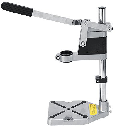 Soporte Taladro Vertical, Columna para Taladro, Soporte para Taladro de Columna, Multifuncional Soporte para Taladro Eléctrico con Abrazadera para uso Doméstico o en la Tienda con Base