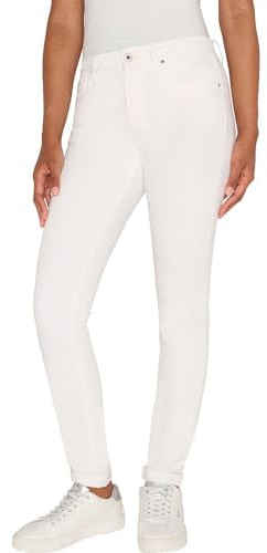 Pepe Jeans Skinny Jeans Hw, Jeans Mujer, Blanco (Denim-d76), 29W / 30L
