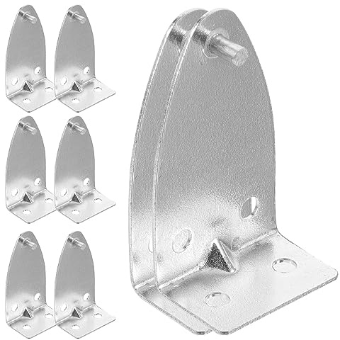 Lurrose 8st Jalousienhalterungen Aus Metall Jalousie-unterschienenhalter Halteklammer Aus Metall Sicherheitsseilhalterungen Volant-rollo-clips Brillenwischer Blindschnurhalter Fenster Rom