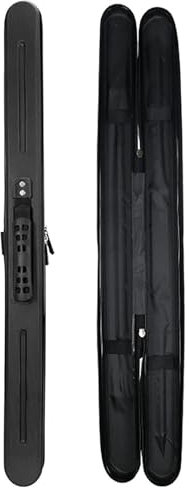 Yoeoefuo Angeltasche Angelkoffer Tragbare Angelgerätetasche Wasserdicht Rutenfutteral Mit Tragegriff Und Schultergurt Angeln Stange Werkzeuge Geschenk Für Vater (Color : Schwarz, Size : 85cm)