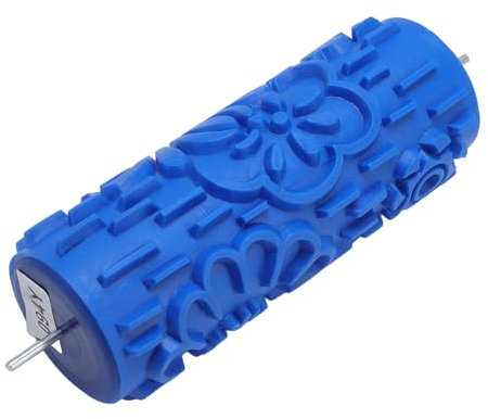 Rodillo de textura de ladrillo de goma, mueble de pared con diseño de rollo, rodillo de textura de arte decorativo, herramienta versátil para la renovación del hogar, fácil de