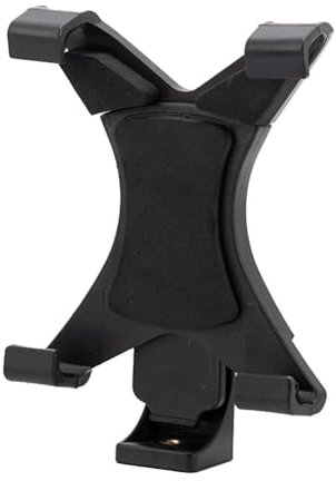 REFLEX CAMERA Universal 1/4 Screw Mount Tablet Holder Clamp for iPad Pro 9.7/10.5/12.9, iPad Air, Mini, Galaxy Tab – Adjustable Tripod Mount Stand for Horizontal Vertical Shooting, Video Recording