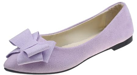 Ballerines classiques pour femme - Chaussures basses élégantes - Grande taille - Chaussures de ballet avec enfiler - Chaussures plates - Mode - Chaussures de loisirs légères - Chaussures pieds nus