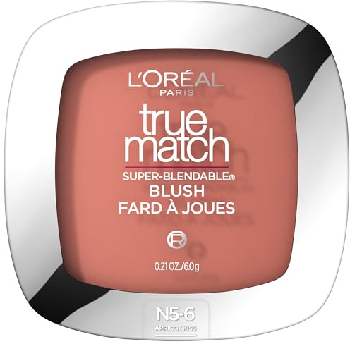 L'Oreal Paris True Match Super-Blendable Powder Blush, Apricot Kiss, 0.21 Oz (Packaging May Vary)