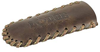 Lodge ALHHSS85 Nokona Leather Hot Handle Holder, Spiral Stitched, Coffee