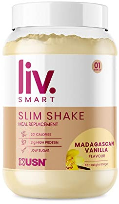 USN Liv.Smart Slim Shake (550g) Vanille - Protéines - Substitut de repas