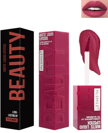 Rossetto in velluto opaco, durata 24 ore, resistente all'acqua, a lunga durata, Full Coverage Ink Lip Tint Gloss, rossetto liquido altamente pigmentato, per donne 04 Plum